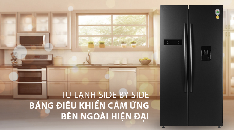 tủ lạnh side by side của Toshiba