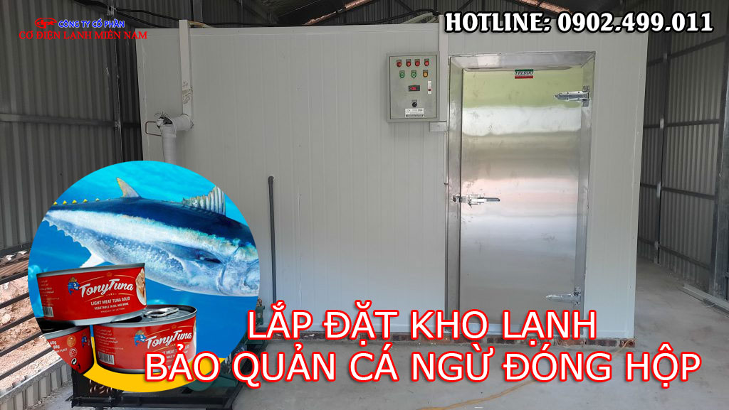 Lắp đặt kho lạnh bảo quản Cá Ngừ đóng hộp xuất khẩu cần lưu ý điều gì?
