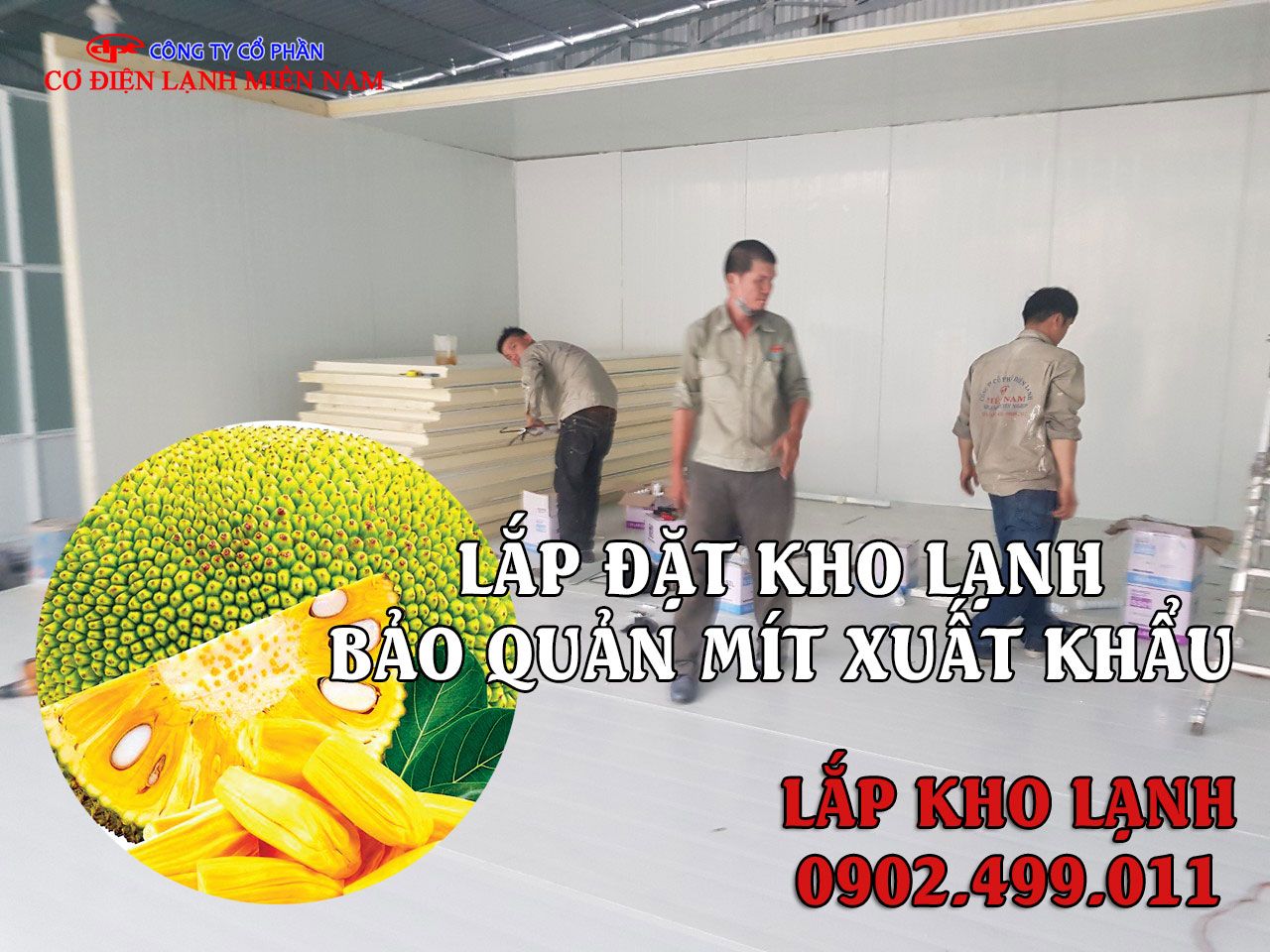 lắp đặt kho lạnh bảo quản Mít xuất khẩu - Hình 4