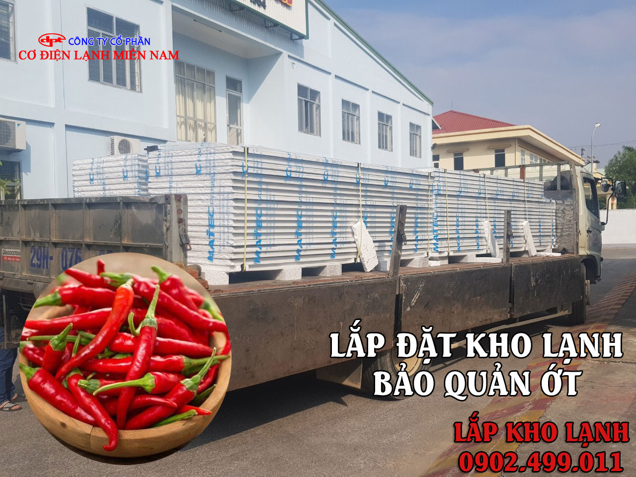 lắp đặt kho lạnh bảo quản Ớt - Hình 1