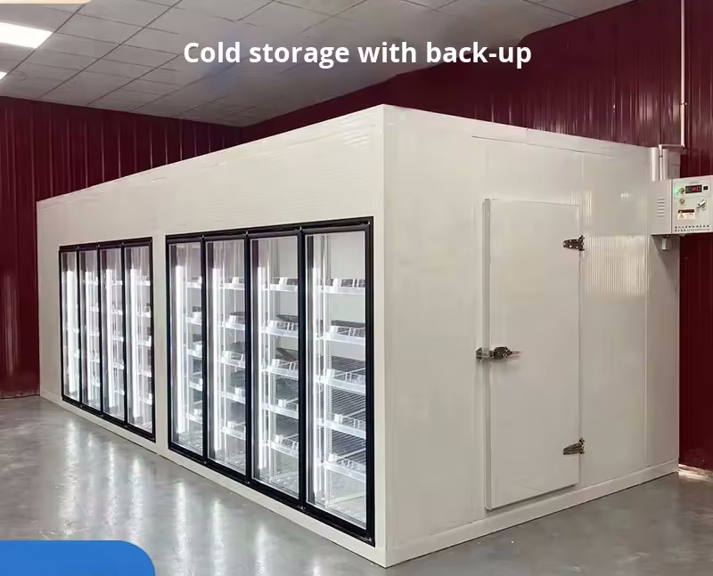 kho lạnh cửa kính