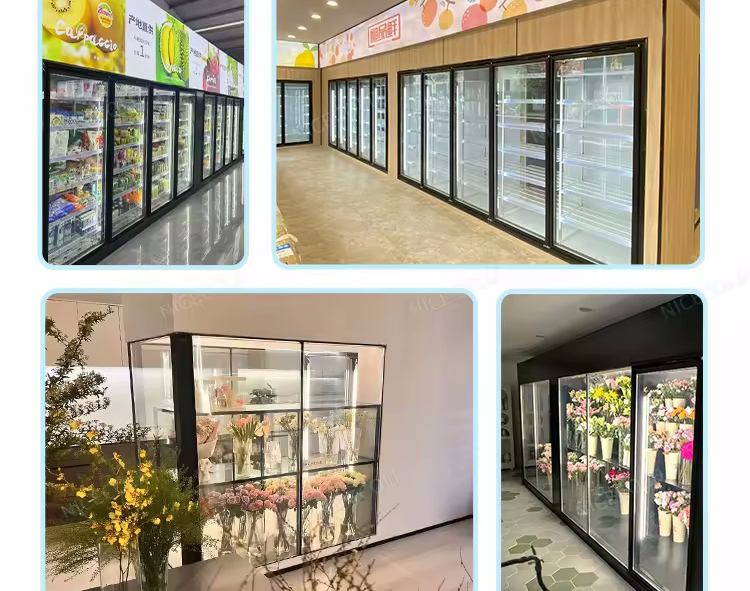 kho lạnh cửa kính