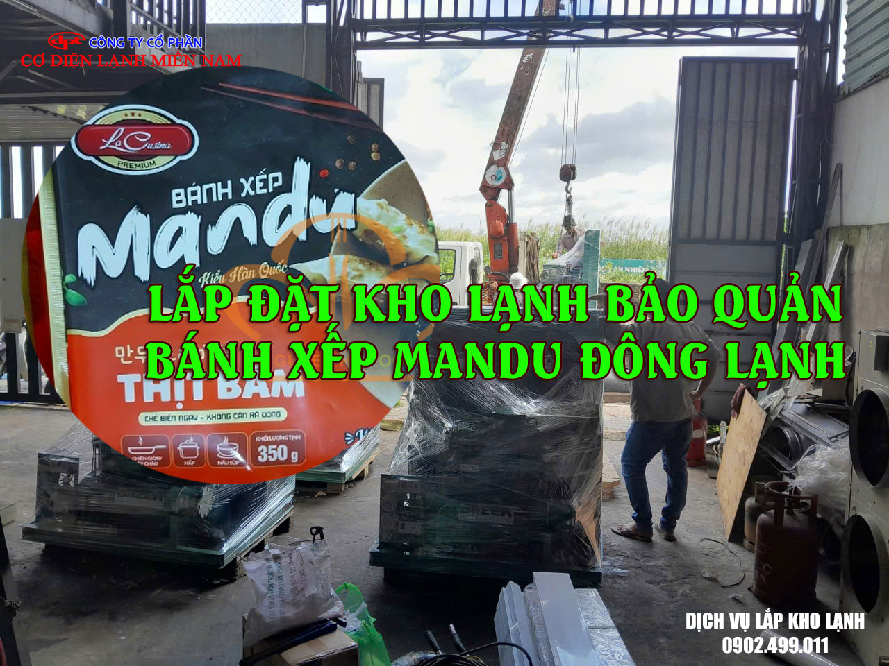 Dịch vụ Lắp đặt kho lạnh bảo quản Bánh xếp Mandu đông lạnh - Hình 4