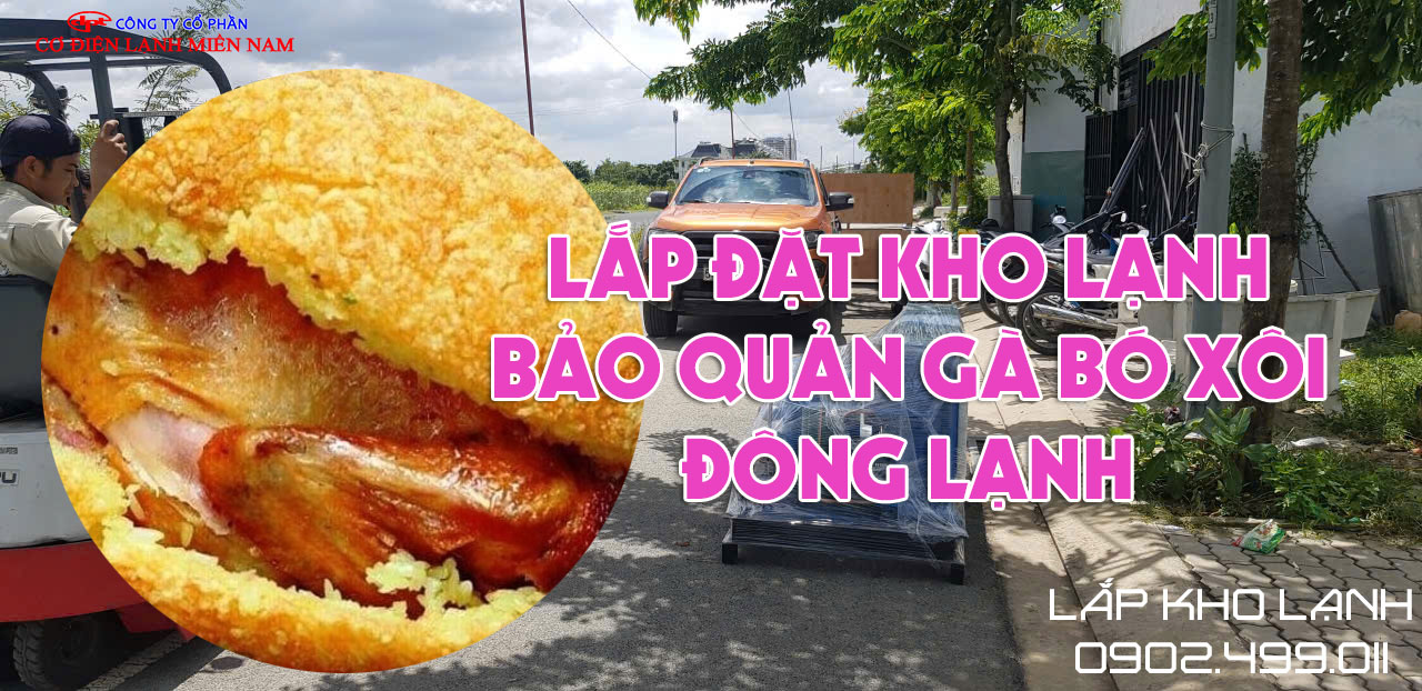 Ảnh Lắp đặt kho lạnh bảo quản Gà Bó Xôi đông lạnh - Hình 3
