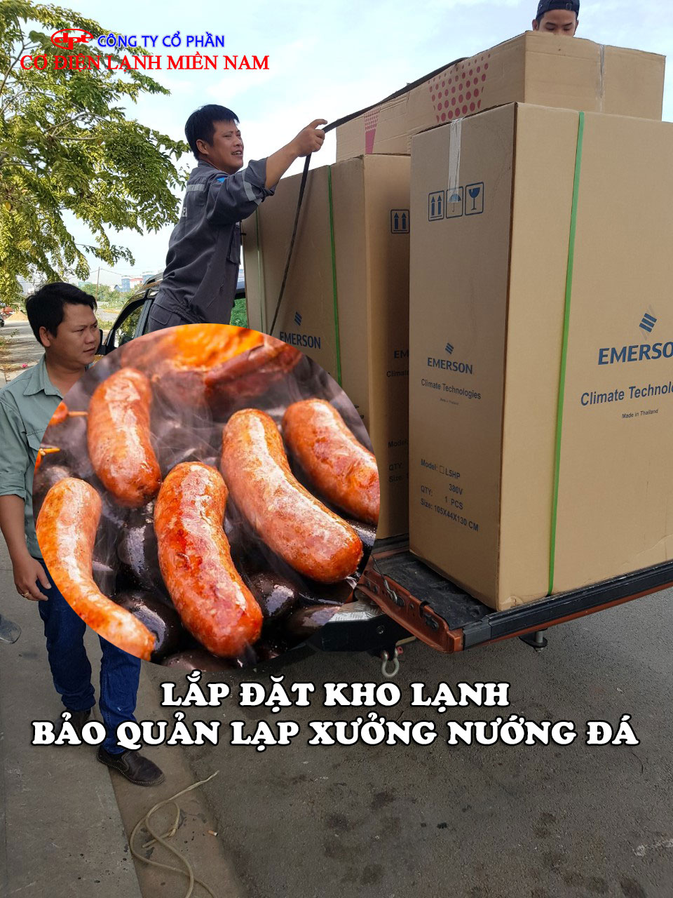 Lắp đặt kho lạnh bảo quản lạp xưởng nướng đá - Hình 3