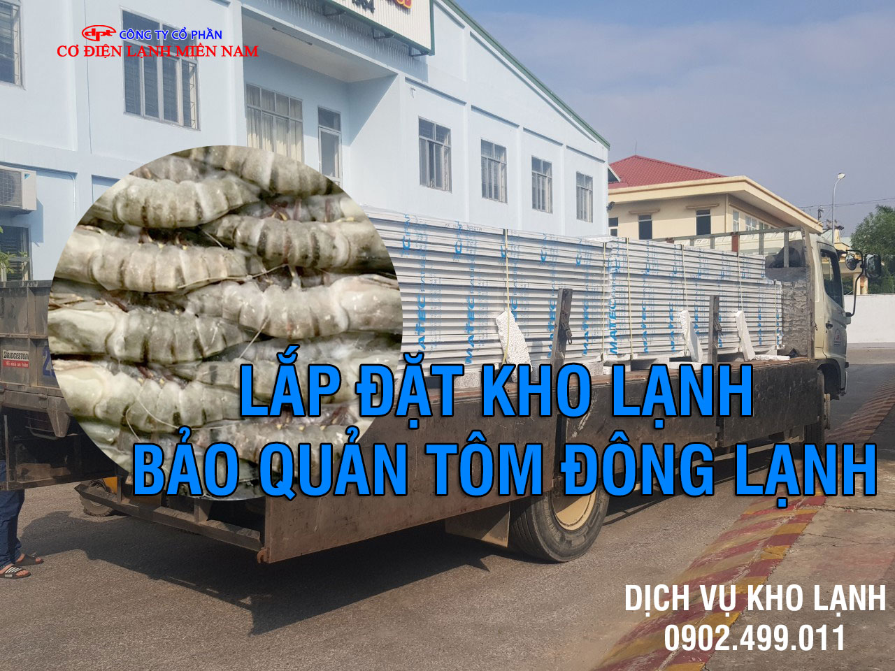Lắp đặt kho lạnh bảo quản tôm đông lạnh - Hình 3