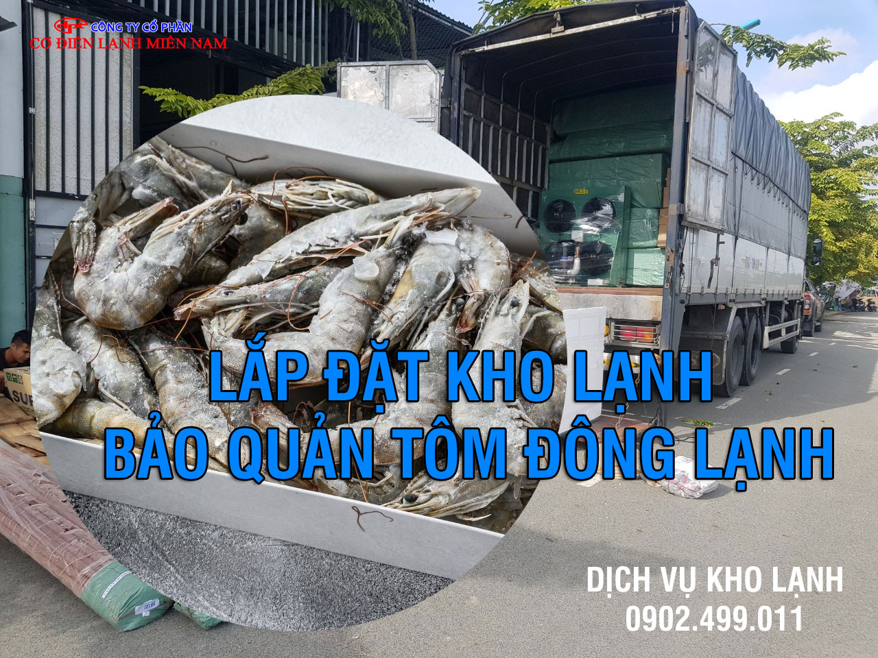 Lắp đặt kho lạnh bảo quản tôm đông lạnh - Hình 4