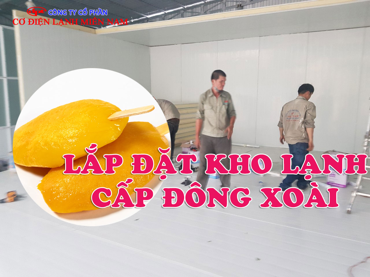 Thi công kho lạnh xoài tại Tiền Giang thực tế