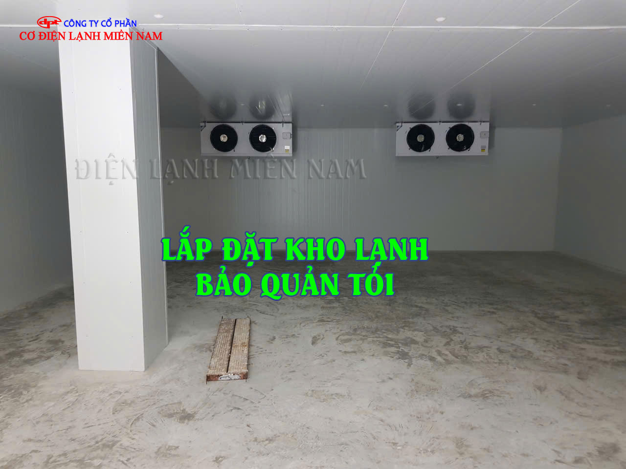 dàn lạnh trong kho lạnh bảo quản tỏi