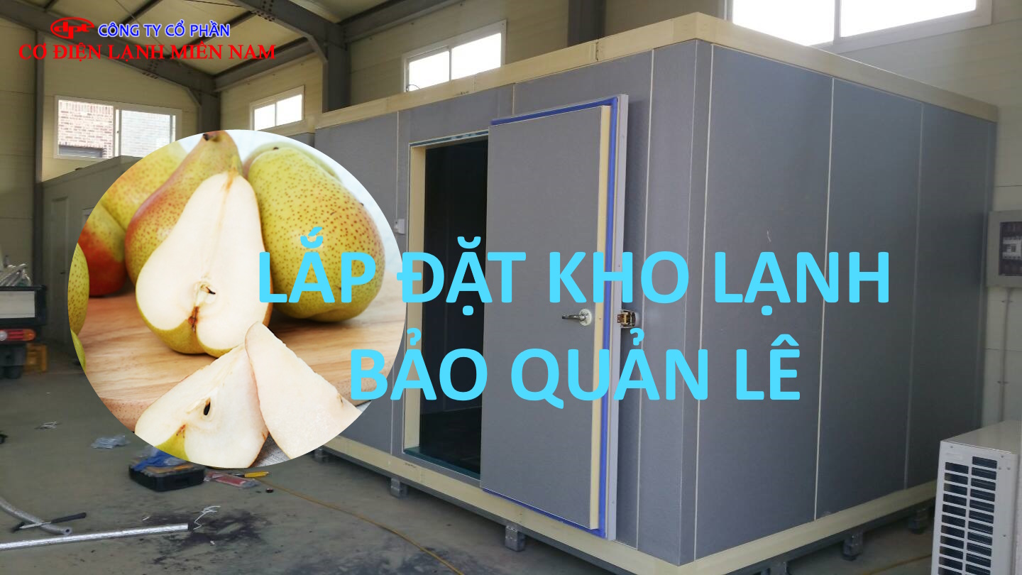 Kho lạnh bảo quản lê công nghiệp hiện đại, nhiệt độ tiêu chuẩn 0-7 độ C