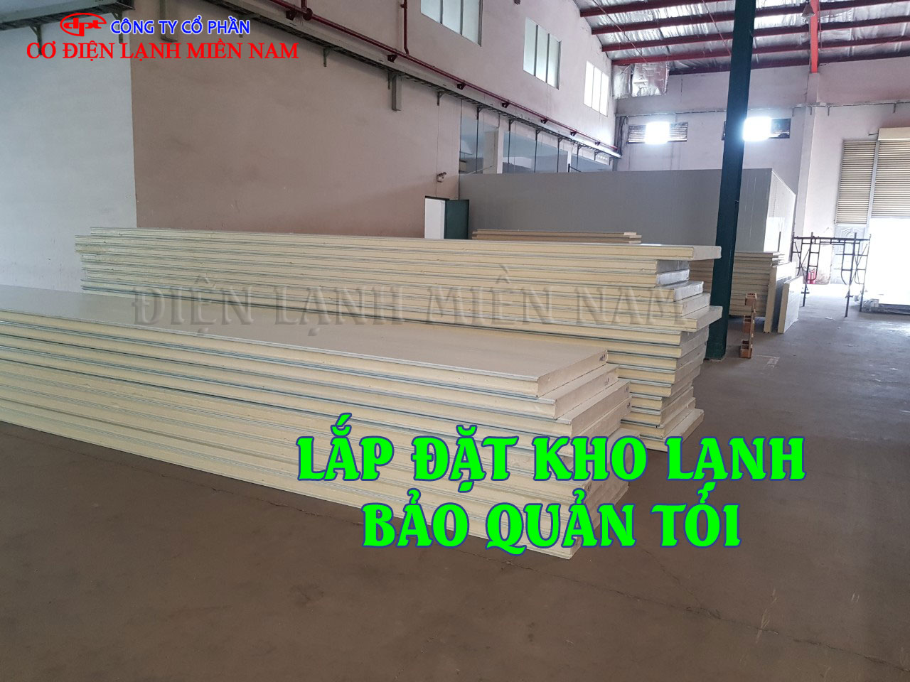 hệ thống panel cách nhiệt kho lạnh bảo quản tỏi