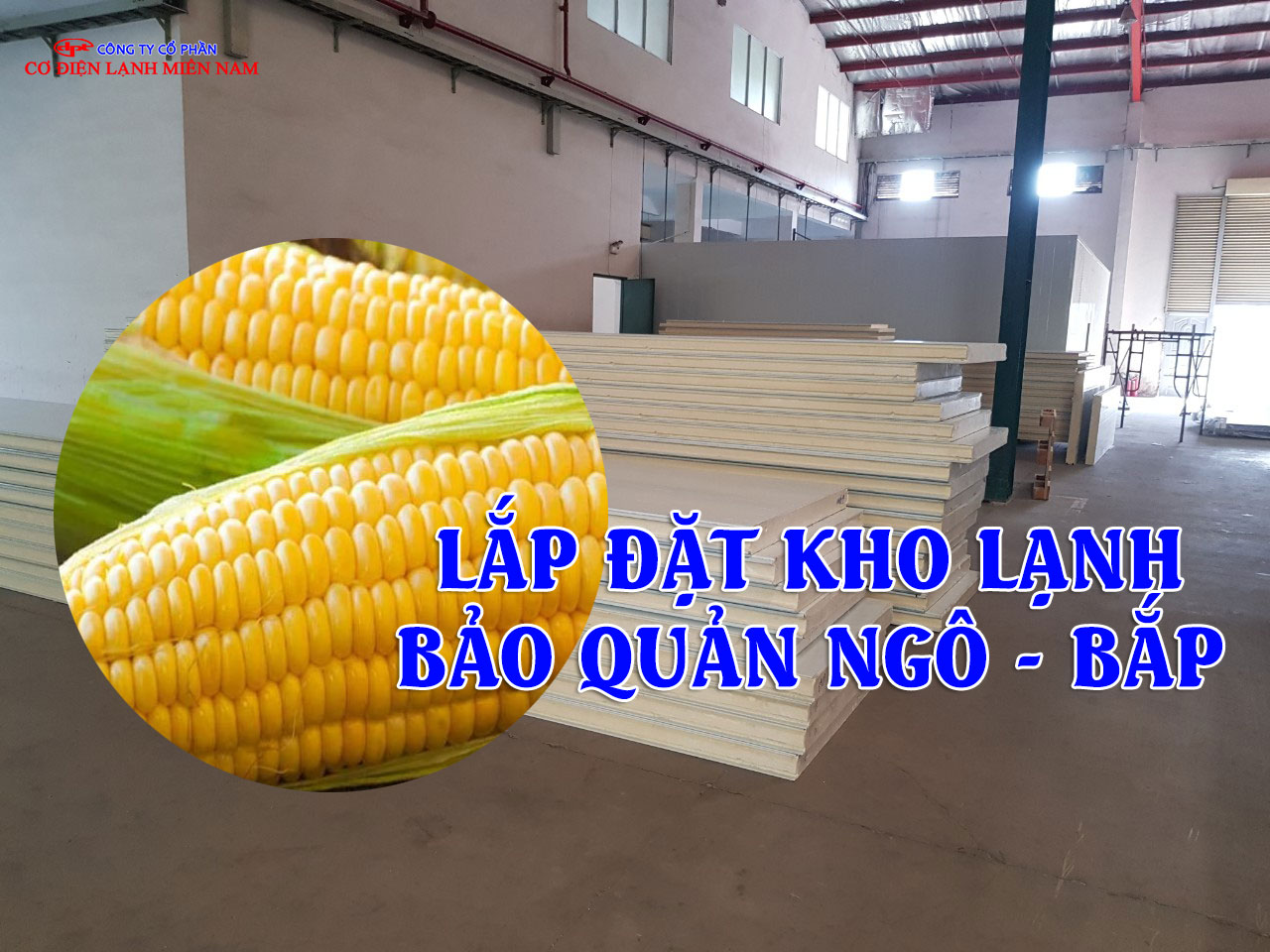 Quy trình thi công kho lạnh bảo quản ngô chuyên nghiệp